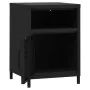 Bedside tables 2 units black steel 35x35x51 cm by vidaXL, Nightstands - Ref: Foro24-3095221, Price: 146,58 €, Discount: %