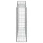 Cestas de gaviones 10 uds forma arco hierro 200x30x100/120 cm de vidaXL, Maceteros y jardineras - Ref: Foro24-3145438, Precio...