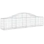 Cestas de gaviones 8 uds forma de arco hierro 200x30x40/60 cm de vidaXL, Maceteros y jardineras - Ref: Foro24-3145373, Precio...