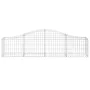 Cestas de gaviones 8 uds forma de arco hierro 200x30x40/60 cm de vidaXL, Maceteros y jardineras - Ref: Foro24-3145373, Precio...