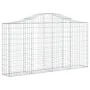 Cestas gaviones 30 uds forma de arco hierro 200x30x100/120 cm de vidaXL, Maceteros y jardineras - Ref: Foro24-3145447, Precio...