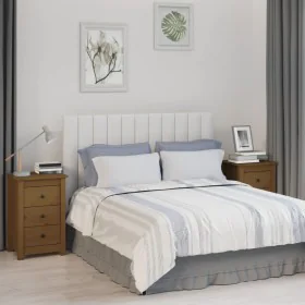 Mesitas de noche 2 uds madera de pino marrón miel 40x35x61,5 cm de vidaXL, Mesitas de noche - Ref: Foro24-813706, Precio: 116...