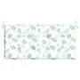 Cojín banco de jardín tela Oxford estampado hojas 120x50x3 cm de vidaXL, Cojines para sillas y sofás - Ref: Foro24-361138, Pr...