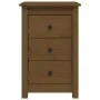 Nachttische 2 Stück Kiefernholz Honigbraun 40x35x61,5 cm von vidaXL, Nachttische - Ref: Foro24-813706, Preis: 116,15 €, Rabat...