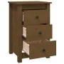 Nachttische 2 Stück Kiefernholz Honigbraun 40x35x61,5 cm von vidaXL, Nachttische - Ref: Foro24-813706, Preis: 116,15 €, Rabat...