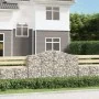 Gabion baskets 5 pcs arch shape iron 200x30x120/140 cm by vidaXL, Pots and planters - Ref: Foro24-3145454, Price: 462,46 €, D...