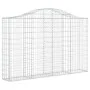 Gabion baskets 5 pcs arch shape iron 200x30x120/140 cm by vidaXL, Pots and planters - Ref: Foro24-3145454, Price: 462,46 €, D...