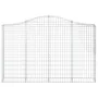 Gabion baskets 5 pcs arch shape iron 200x30x120/140 cm by vidaXL, Pots and planters - Ref: Foro24-3145454, Price: 462,46 €, D...