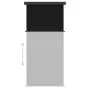 Toldo lateral de balcón negro 122x250 cm de vidaXL, Sombrillas - Ref: Foro24-317844, Precio: 72,59 €, Descuento: %