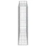 Cestas gaviones 10 uds forma de arco hierro 200x30x120/140 cm de vidaXL, Maceteros y jardineras - Ref: Foro24-3145459, Precio...