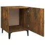 Mesitas de noche 2 uds madera contrachapada color roble ahumado de vidaXL, Mesitas de noche - Ref: Foro24-817316, Precio: 49,...
