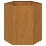 Jardinera de acero corten oxidado 40x40x45 cm de vidaXL, Maceteros y jardineras - Ref: Foro24-823674, Precio: 47,19 €, Descue...