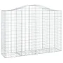 Cestas gaviones 8 uds forma de arco hierro 200x50x140/160 cm de vidaXL, Maceteros y jardineras - Ref: Foro24-3145688, Precio:...