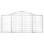 Cestas de gaviones 30 uds forma de arco hierro 200x30x80/100 cm de vidaXL, Maceteros y jardineras - Ref: Foro24-3145426, Prec...