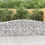 Cestas de gaviones 2 uds forma de arco hierro 400x50x80/100 cm de vidaXL, Maceteros y jardineras - Ref: Foro24-3145943, Preci...