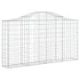 Cestas de gaviones 11 uds forma arco hierro 200x30x100/120 cm de vidaXL, Maceteros y jardineras - Ref: Foro24-3145439, Precio...