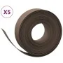 Garden edging 5 pcs brown polyethylene 10 m 15 cm by vidaXL, Garden edging and edging - Ref: Foro24-3155451, Price: 127,93 €,...