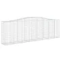 Cestas de gaviones 15 uds forma de arco hierro 400x50x120/140cm de vidaXL, Maceteros y jardineras - Ref: Foro24-3145978, Prec...