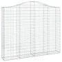 Cestas gaviones 3 uds forma de arco hierro 200x30x160/180 cm de vidaXL, Maceteros y jardineras - Ref: Foro24-3145494, Precio:...
