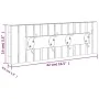 Perchero de pared madera maciza de nogal 42x8,5x14 cm de vidaXL, Toalleros - Ref: Foro24-350371, Precio: 32,25 €, Descuento: %