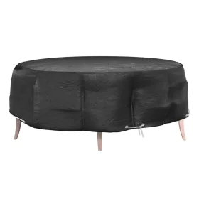 Funda para muebles de jardín 8 ojales redonda Ø188x50 cm de vidaXL, Fundas para muebles de jardín - Ref: Foro24-319333, Preci...