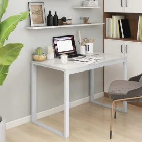 Escritorio de ordenador aglomerado blanco 110x60x73 cm de vidaXL, Escritorios - Ref: Foro24-30197, Precio: 125,17 €, Descuent...