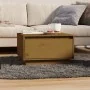 Mesa de centro madera maciza de pino marrón miel 55x56x32 cm de vidaXL, Mesas de centro - Ref: Foro24-813408, Precio: 56,19 €...