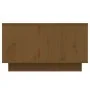 Mesa de centro madera maciza de pino marrón miel 55x56x32 cm de vidaXL, Mesas de centro - Ref: Foro24-813408, Precio: 56,19 €...
