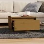 Mesa de centro madera maciza de pino marrón miel 55x56x32 cm de vidaXL, Mesas de centro - Ref: Foro24-813408, Precio: 56,19 €...