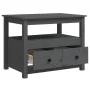 Mesa de centro de madera maciza de pino gris 71x49x55 cm de vidaXL, Mesas de centro - Ref: Foro24-820938, Precio: 104,87 €, D...