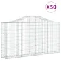 Gabion baskets 50 pcs arch shape iron 200x30x100/120 cm by vidaXL, Pots and planters - Ref: Foro24-3145449, Price: 3,00 €, Di...