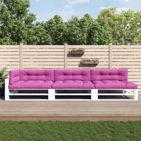 Cojines para palés 7 piezas tela rosa de vidaXL, Cojines para sillas y sofás - Ref: Foro24-3188923, Precio: 192,37 €, Descuen...