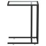 Computer-Beistelltisch aus transparentem Glas, 50 x 35 x 65 cm von vidaXL, Seitentische - Ref: Foro24-331649, Preis: 42,29 €,...