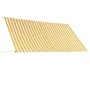 Toldo retráctil 300x150 cm amarillo y blanco de vidaXL, Toldos - Ref: Foro24-143755, Precio: 61,99 €, Descuento: %