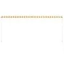 Toldo retráctil 300x150 cm amarillo y blanco de vidaXL, Toldos - Ref: Foro24-143755, Precio: 61,99 €, Descuento: %