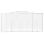 Gabionenkörbe 3 Stk. Bogenform Eisen 400x50x180/200 cm von vidaXL, Töpfe und Pflanzgefäße - Ref: Foro24-3146009, Preis: 799,9...