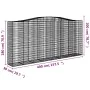 Gabionenkörbe 3 Stk. Bogenform Eisen 400x50x180/200 cm von vidaXL, Töpfe und Pflanzgefäße - Ref: Foro24-3146009, Preis: 799,9...