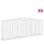Cestas gaviones 6 uds forma de arco hierro 400x50x140/160 cm de vidaXL, Maceteros y jardineras - Ref: Foro24-3145986, Precio:...