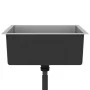 Fregadero de cocina hecho a mano acero inoxidable de vidaXL, Fregaderos - Ref: Foro24-51502, Precio: 89,12 €, Descuento: %