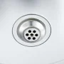 Fregadero de cocina hecho a mano acero inoxidable de vidaXL, Fregaderos - Ref: Foro24-51502, Precio: 89,12 €, Descuento: %
