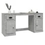 Escritorio con armario contrachapada gris hormigón de vidaXL, Escritorios - Ref: Foro24-3185331, Precio: 135,46 €, Descuento: %