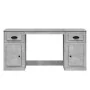 Escritorio con armario contrachapada gris hormigón de vidaXL, Escritorios - Ref: Foro24-3185331, Precio: 135,46 €, Descuento: %