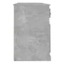 Escritorio con armario contrachapada gris hormigón de vidaXL, Escritorios - Ref: Foro24-3185331, Precio: 135,46 €, Descuento: %