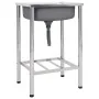 Fregadero de camping de un seno acero inoxidable de vidaXL, Fregaderos - Ref: Foro24-151210, Precio: 133,58 €, Descuento: %