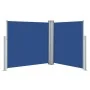 Toldo lateral retráctil azul 100x600 cm de vidaXL, Sombrillas - Ref: Foro24-48446, Precio: 89,39 €, Descuento: %