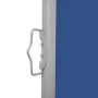 Toldo lateral retráctil azul 100x1000 cm de vidaXL, Sombrillas - Ref: Foro24-48476, Precio: 117,82 €, Descuento: %