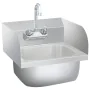 Fregadero lavamanos comercial con grifo de acero inoxidable de vidaXL, Fregaderos - Ref: Foro24-51115, Precio: 203,70 €, Desc...