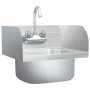 Fregadero lavamanos comercial con grifo de acero inoxidable de vidaXL, Fregaderos - Ref: Foro24-51115, Precio: 203,70 €, Desc...