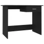 Black particleboard desk 100x50x76 cm by vidaXL, Desks - Ref: Foro24-800550, Price: 67,01 €, Discount: %