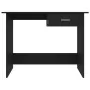Escritorio de aglomerado negro 100x50x76 cm de vidaXL, Escritorios - Ref: Foro24-800550, Precio: 67,01 €, Descuento: %